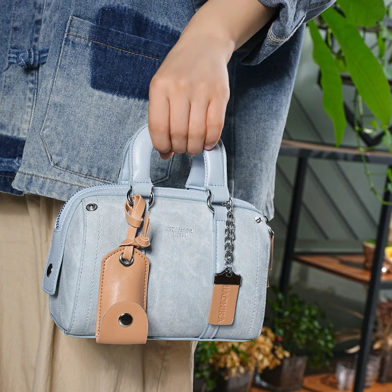 Denim Crossbody Purse