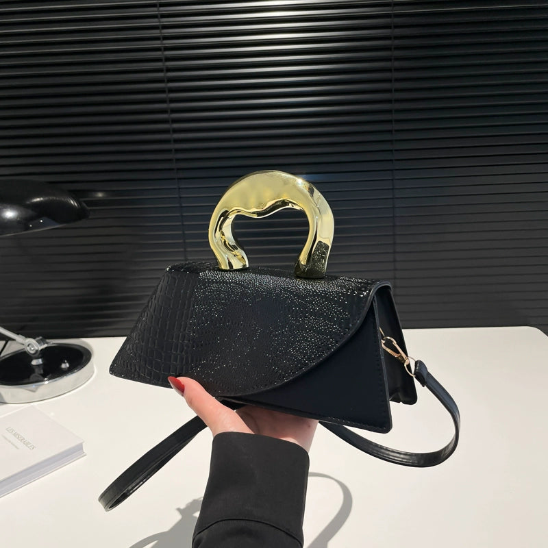 Gold Handle Fancy Purse