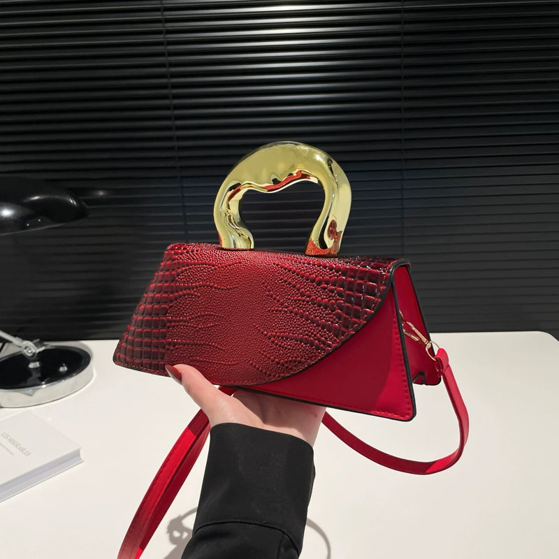 Gold Handle Fancy Purse