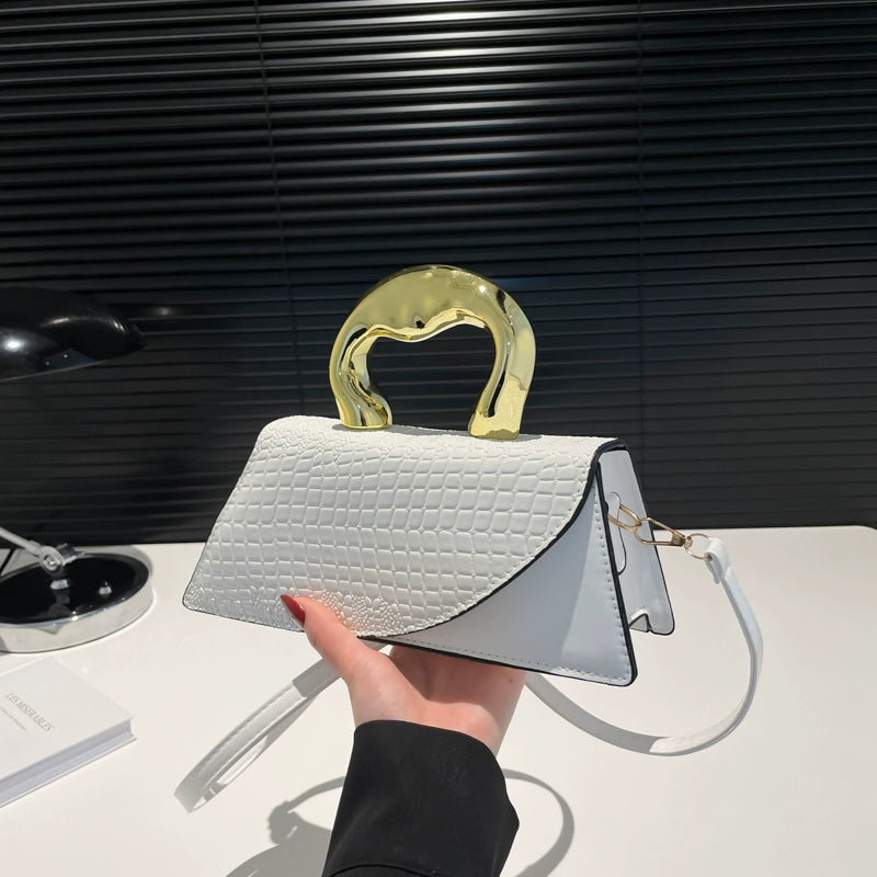 Gold Handle Fancy Purse