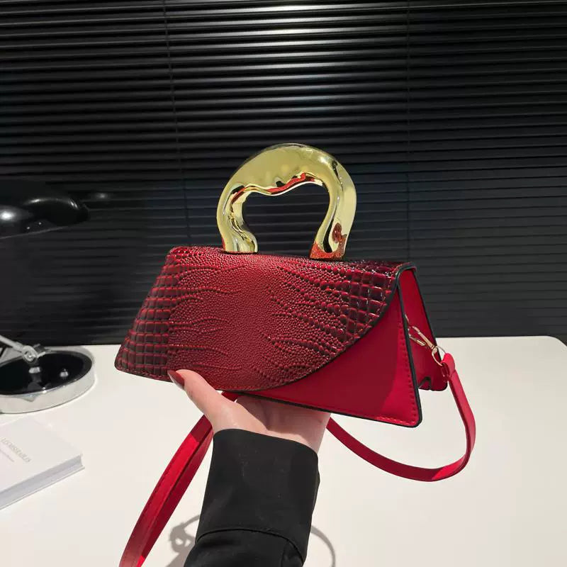 Gold Handle Fancy Purse