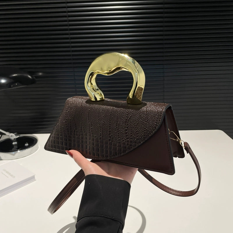 Gold Handle Fancy Purse