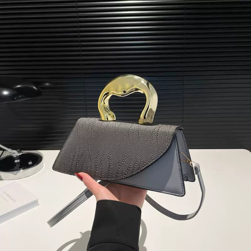 Gold Handle Fancy Purse