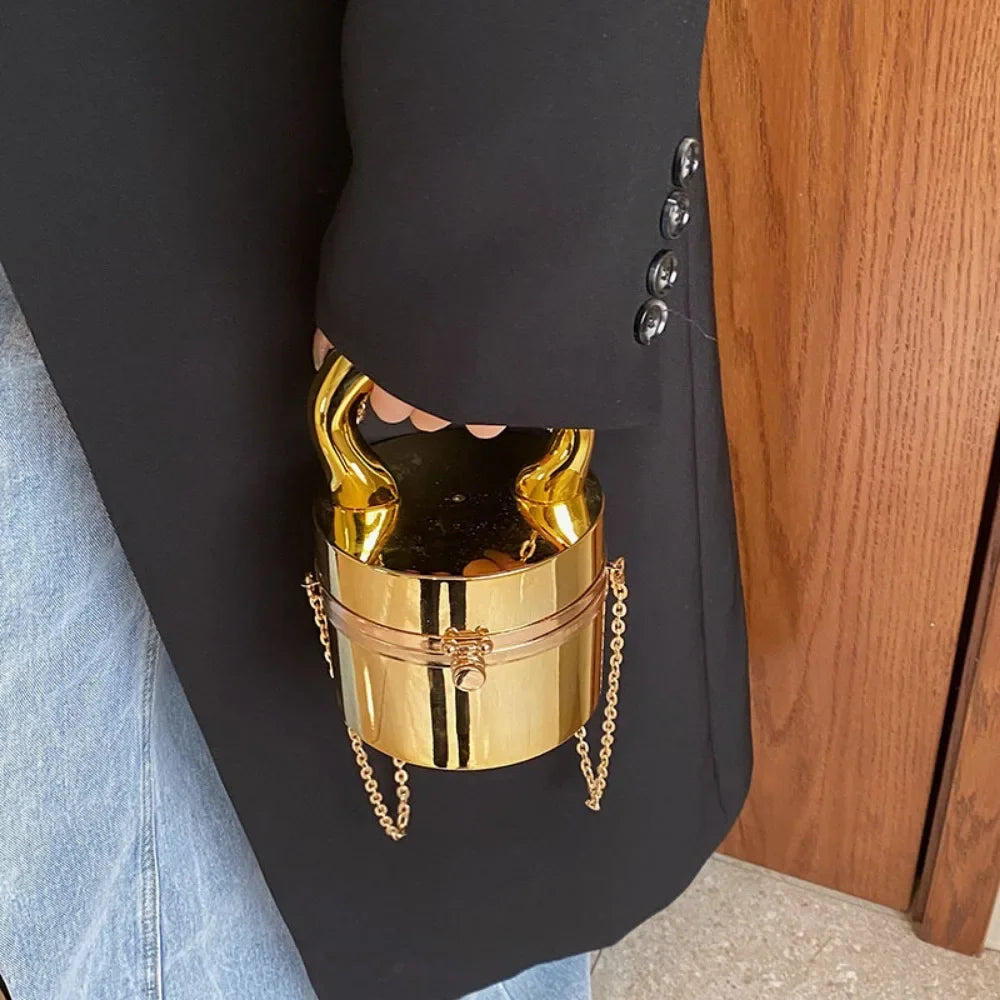 MIni Gold Box Handbag