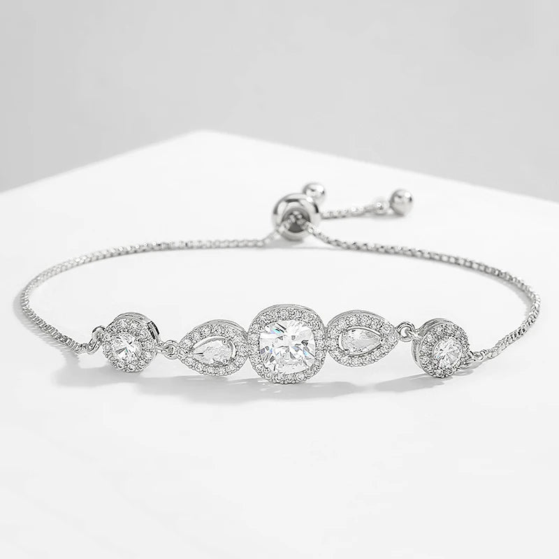 ZAKOL 3pcs Adjustable Open Bangle Bracelets