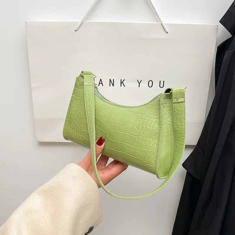 Patterned Armpit Bag