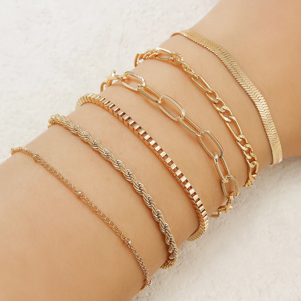 Gemstone Bangle Bracelet Sets