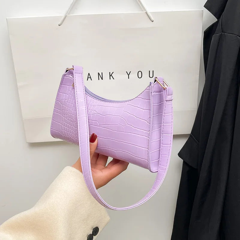 Patterned Armpit Bag