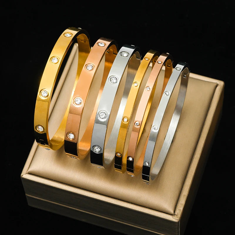 Zircon Bangles Bracelets