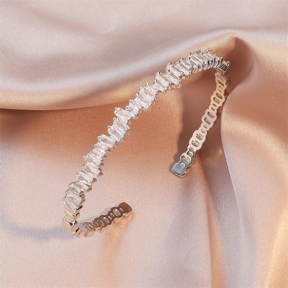ZAKOL 3pcs Adjustable Open Bangle Bracelets