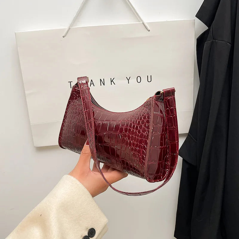 Patterned Armpit Bag