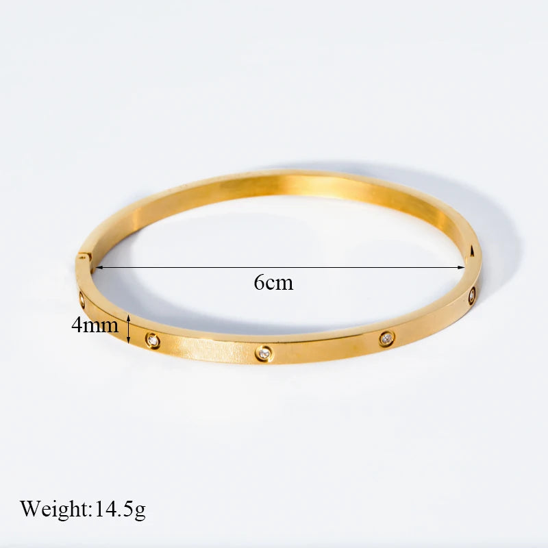 Zircon Bangles Bracelets
