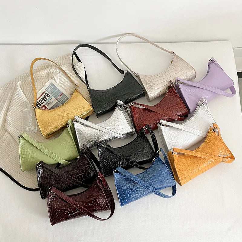 Patterned Armpit Bag
