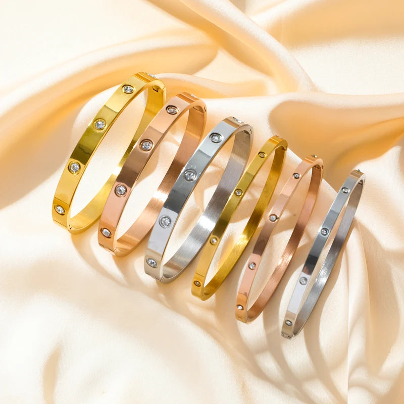 Zircon Bangles Bracelets
