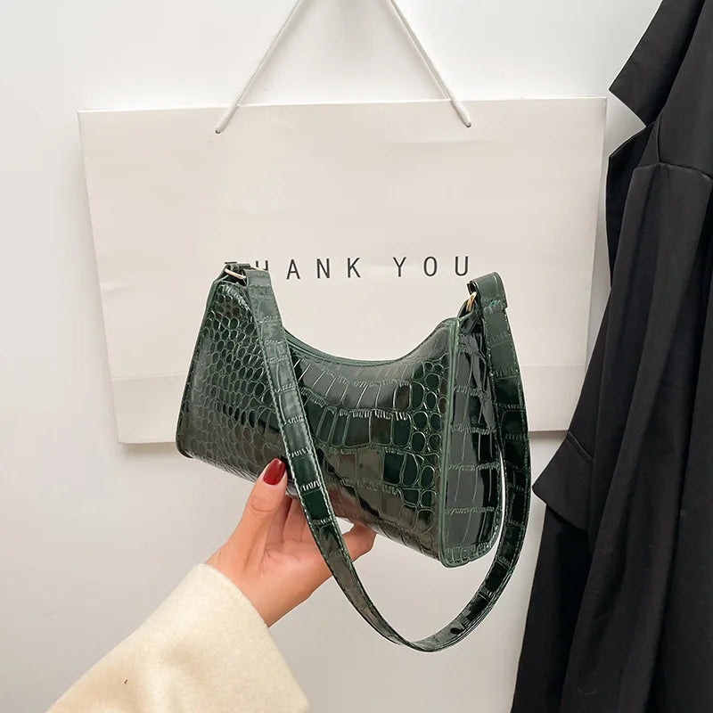 Patterned Armpit Bag