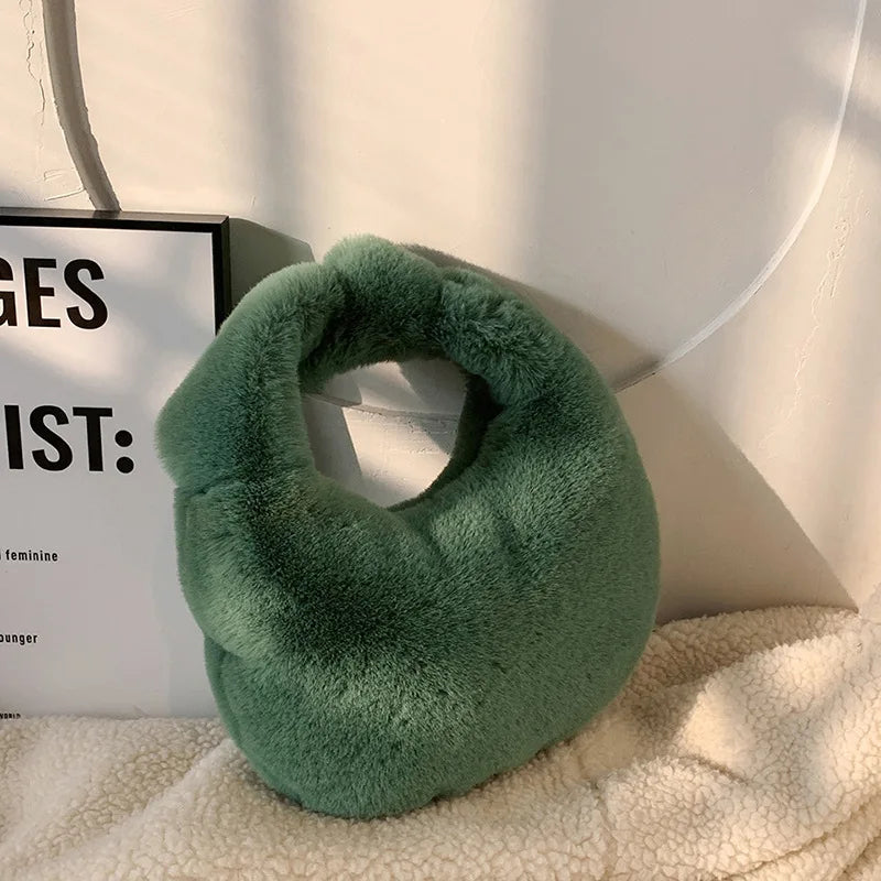Fur Women's Small Half Moon Bag