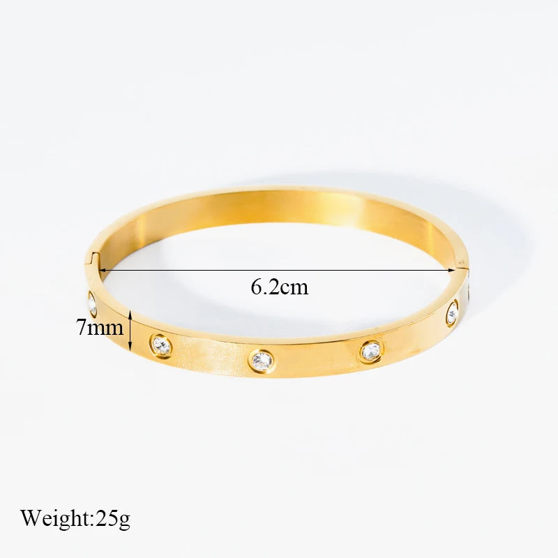 Zircon Bangles Bracelets