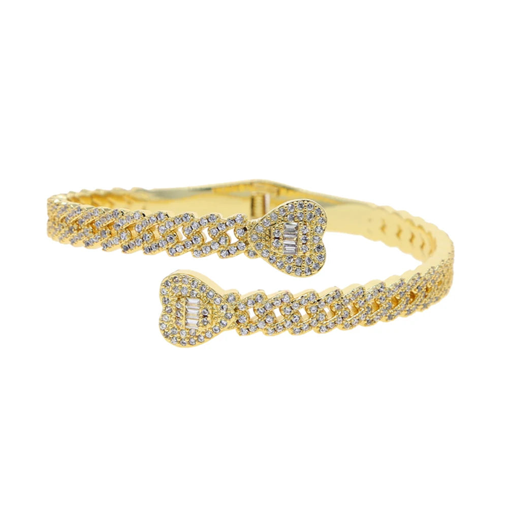 Iced Out Heart Miami Cuban Link