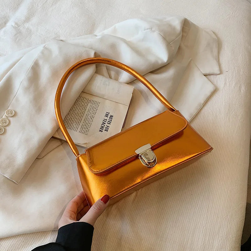 PU Leather Fashion Small Tote Bag
