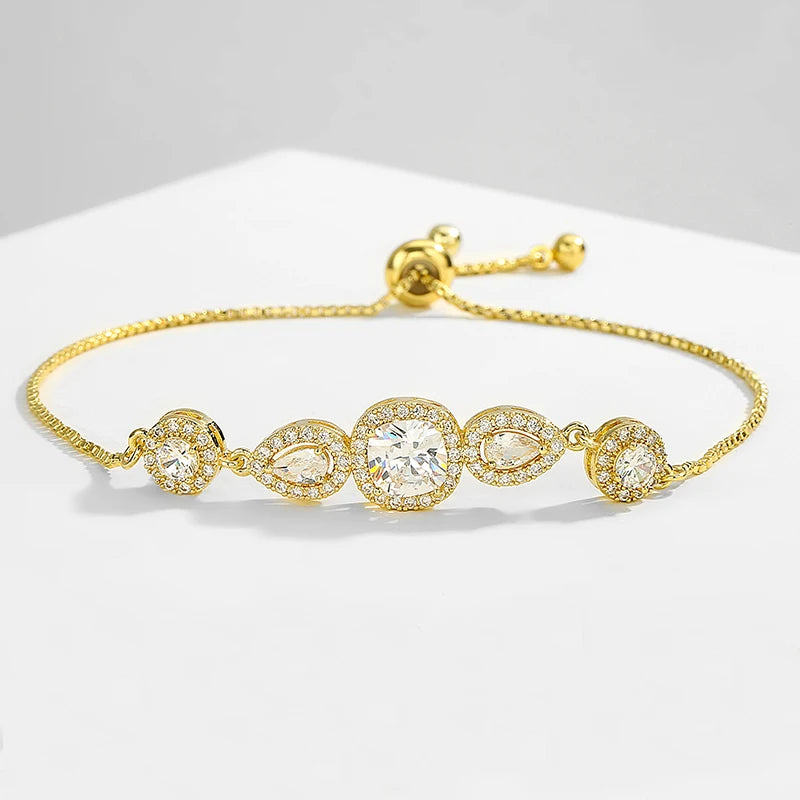 ZAKOL 3pcs Adjustable Open Bangle Bracelets