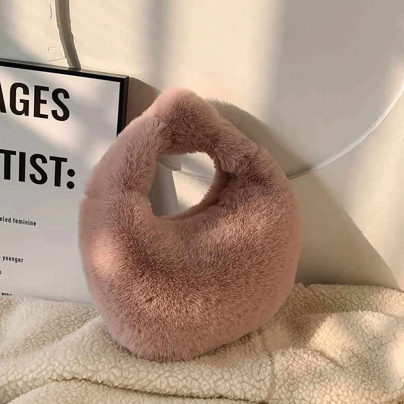 Fur Women's Small Half Moon Bag