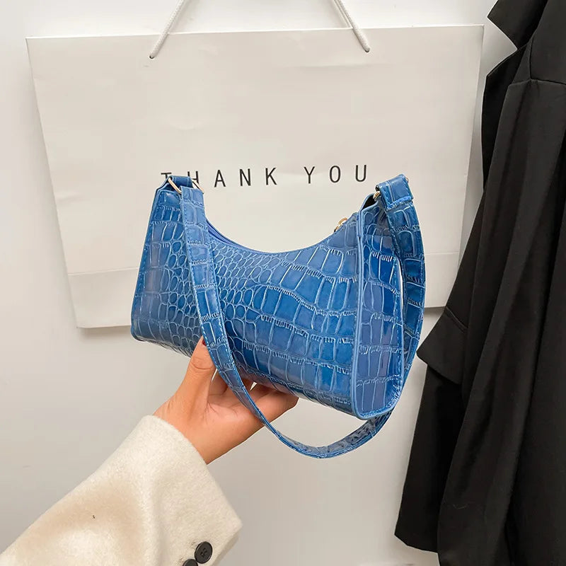 Patterned Armpit Bag