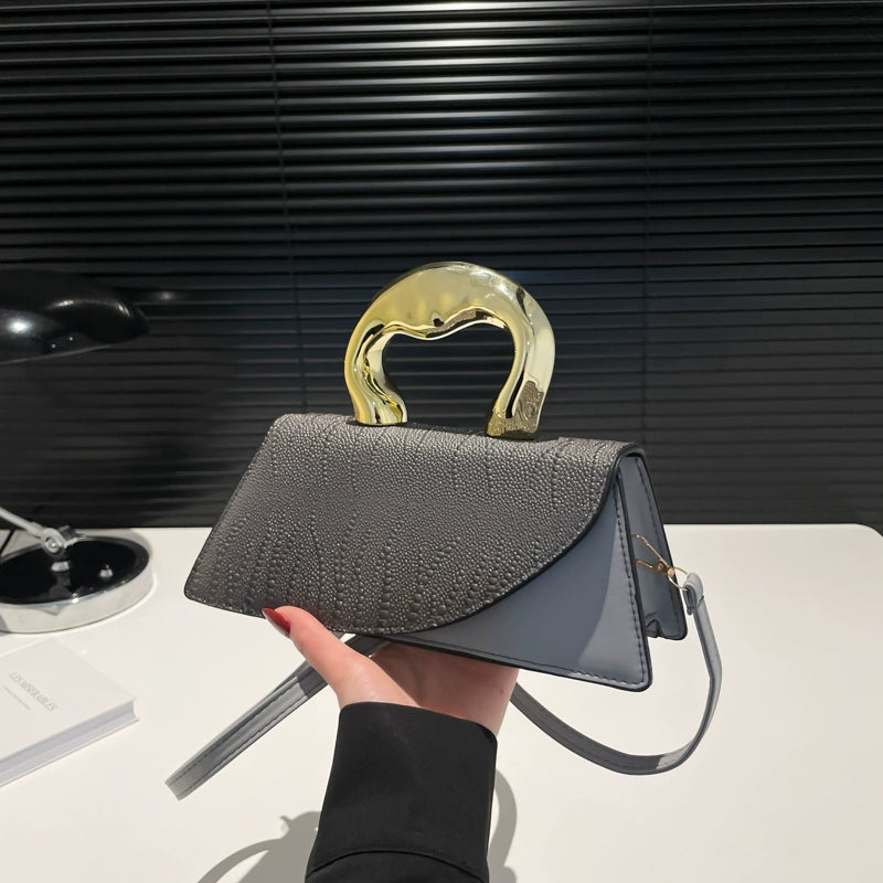 Gold Handle Fancy Purse