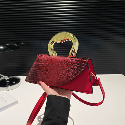Gold Handle Fancy Purse