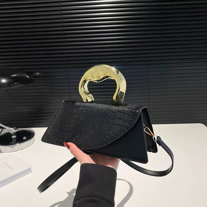 Gold Handle Fancy Purse