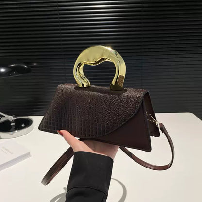Gold Handle Fancy Purse