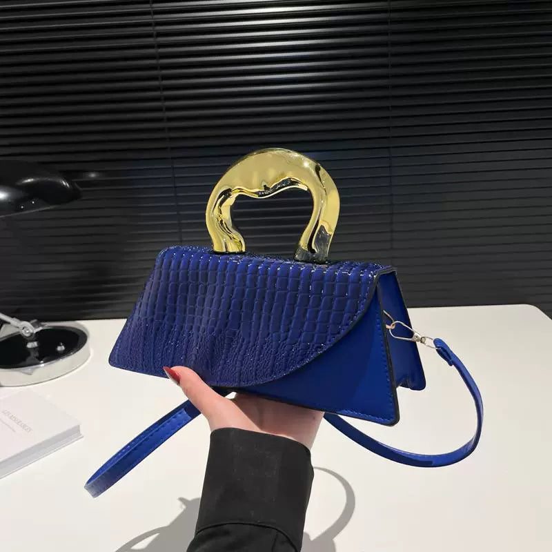 Gold Handle Fancy Purse