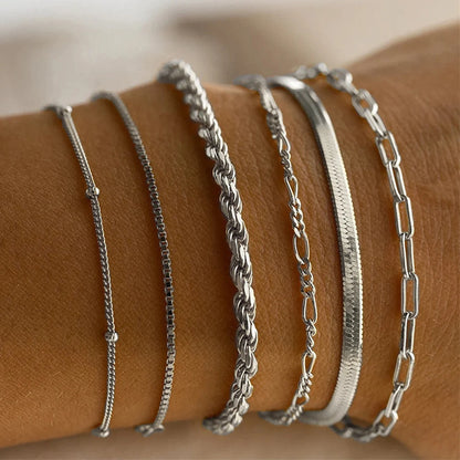 Gemstone Bangle Bracelet Sets
