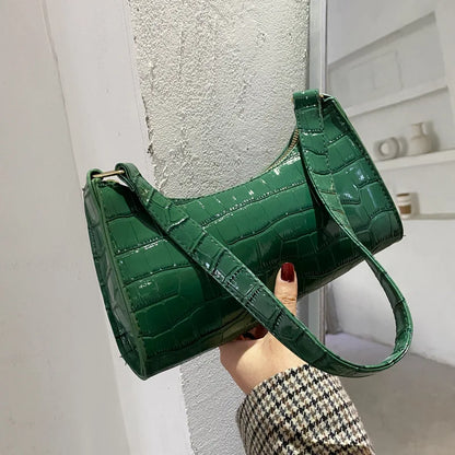 Alligator Pattern Small Handbag
