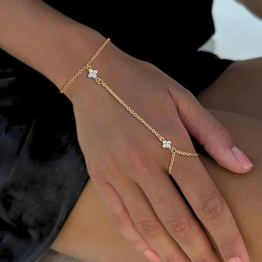 Dainty Hand Chain Bracelets