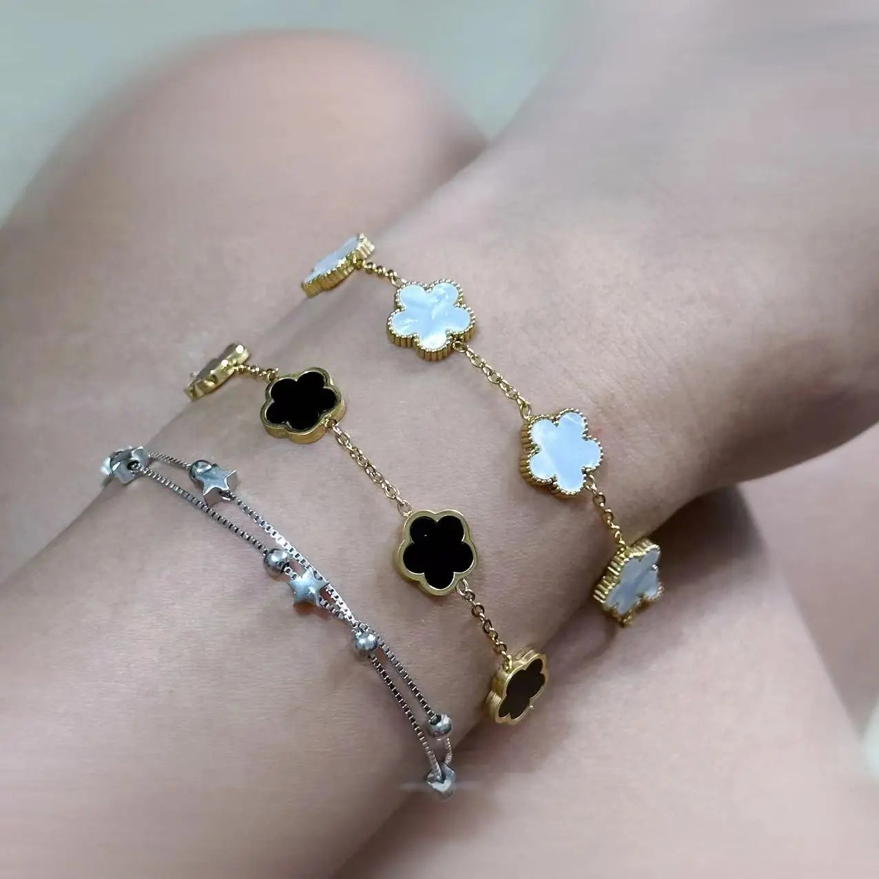 Clover Multi- Colored Bracelet