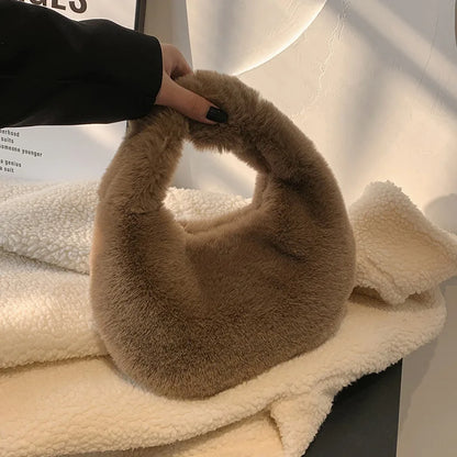 Fur Women's Small Half Moon Bag