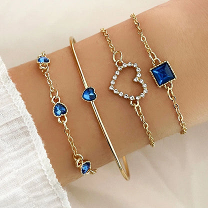 Gemstone Bangle Bracelet Sets