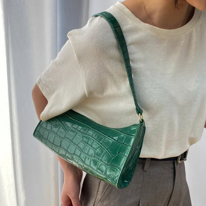 Alligator Pattern Small Handbag