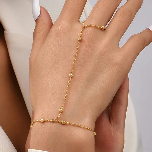 Beaded Finger Chain