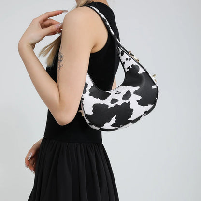 Cow Pattern Shoulder Bag