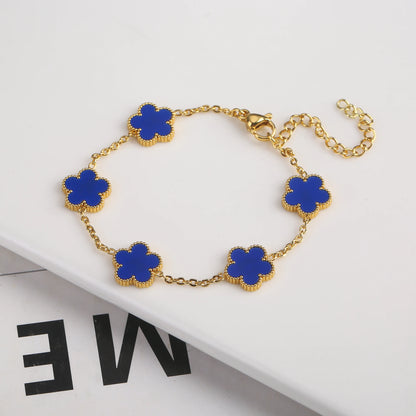 Clover Multi- Colored Bracelet