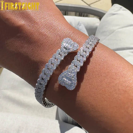 Iced Out Heart Miami Cuban Link