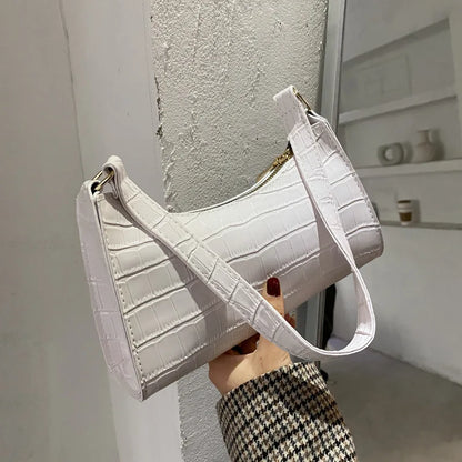 Alligator Pattern Small Handbag