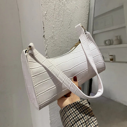 Alligator Pattern Small Handbag