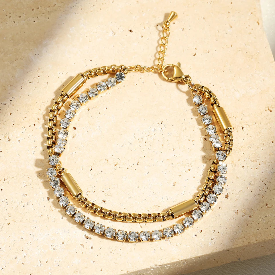 Gold Clover Bracelet