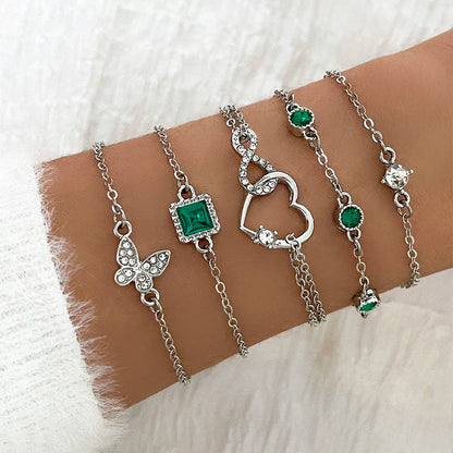 Gemstone Bangle Bracelet Sets