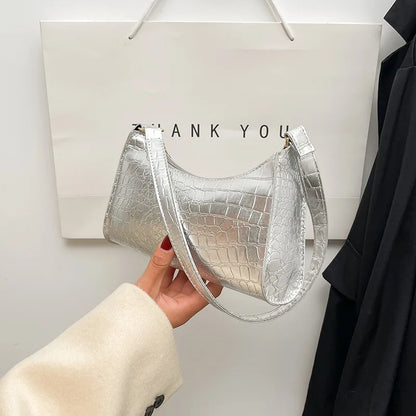 Patterned Armpit Bag