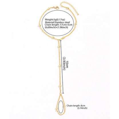 Beaded Finger Chain