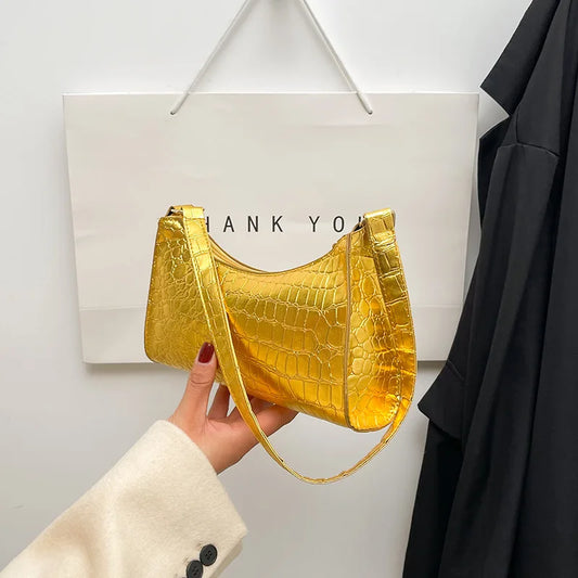 Patterned Armpit Bag