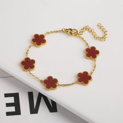 Clover Multi- Colored Bracelet